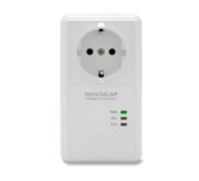 Maximum 21035 500Mbit/s Wi-Fi White 1pc(s) PowerLine network adapter