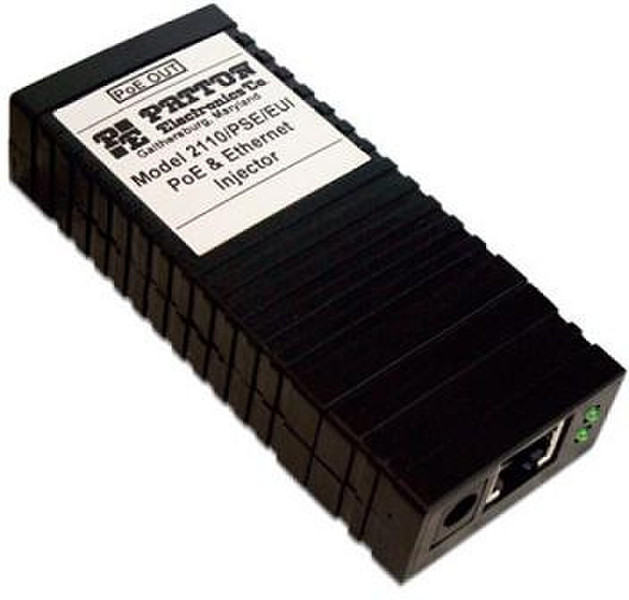 Patton CopperLink 2110/PSE/EUI-48 Network repeater Black