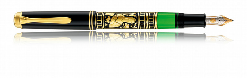 Pelikan Toledo 700 Built-in filling system Black,Gold,Green 1pc(s) fountain pen