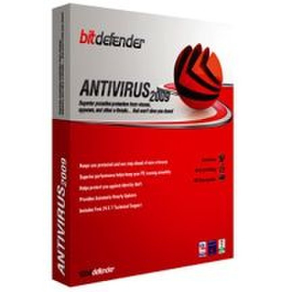 Editions Profil BitDefender Antivirus 2009, 1 an 1 Poste, FR 1Benutzer Französisch