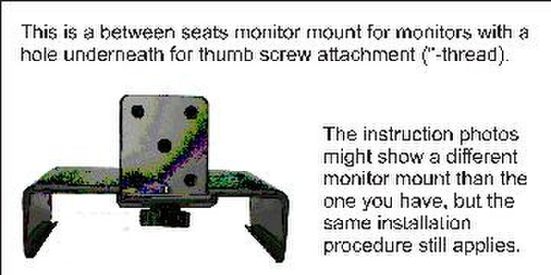 Brodit Monitor mount, Tablet DVD