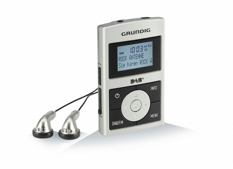 Grundig Micro 75 DAB+ Personal Digital Black,Silver radio