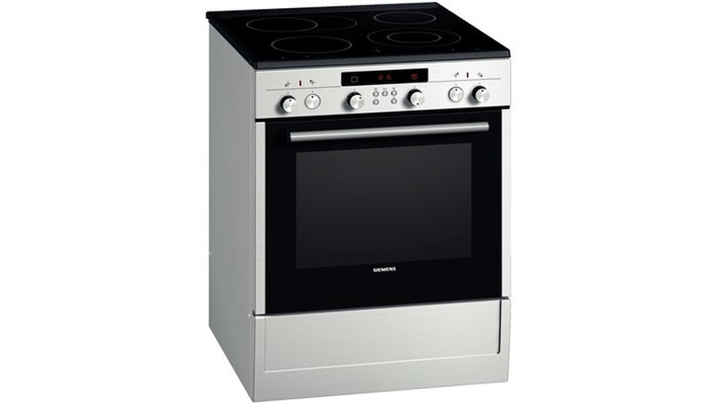 Siemens HC744523 Freestanding Ceramic A Black,Stainless steel cooker