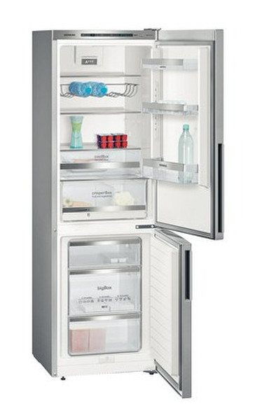 Siemens KG36EAL42 Отдельностоящий 211л 89л A+++ Нержавеющая сталь холодильник с морозильной камерой