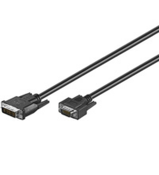Wentronic MMK 632-300 12+5 - 15 pin HD 3m SB 3m DVI-I VGA (D-Sub) Black