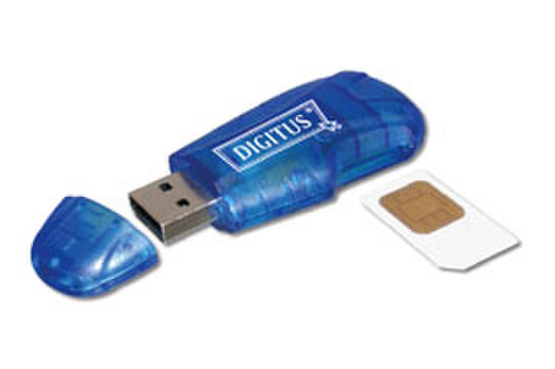 Cable Company SIM Card Reader / Editor Синий устройство для чтения карт флэш-памяти