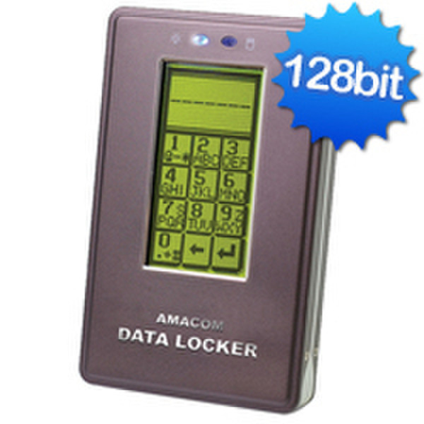 Amacom Data Locker Pro AES 500GB 500GB Grey external hard drive