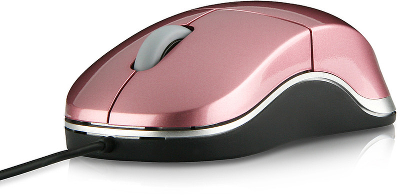 SPEEDLINK Snappy Smart Mobile USB Mouse USB Optisch 800DPI Pink Maus