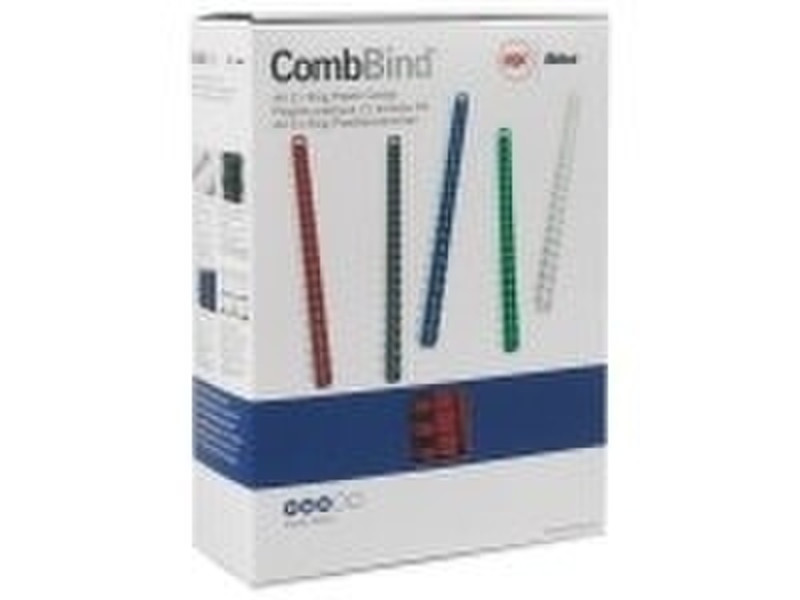 GBC CombBind Plastikbinderücken, rot, 25mm (50) Ringmappe