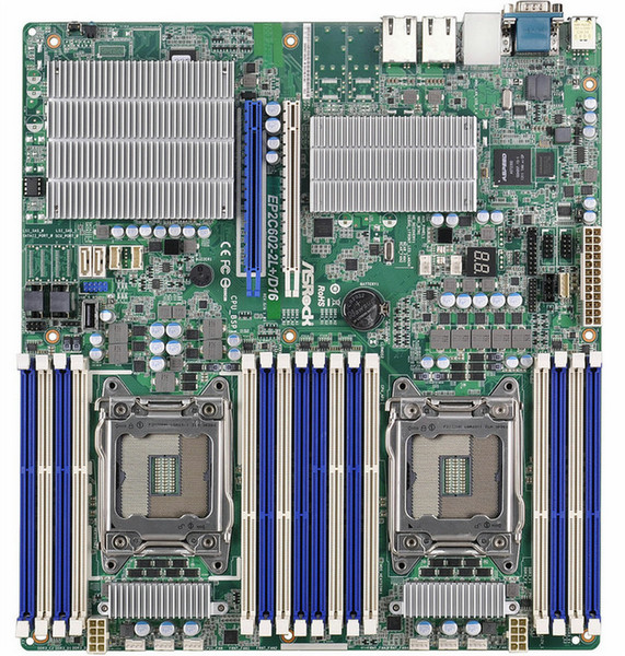 Asrock EP2C602-2L+/D16 Intel C602 Socket R (LGA 2011) SSI EEB материнская плата для сервера/рабочей станции