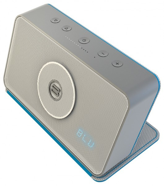 Bayan Audio Soundbook Stereo 15W Rectangle Silver,Turquoise