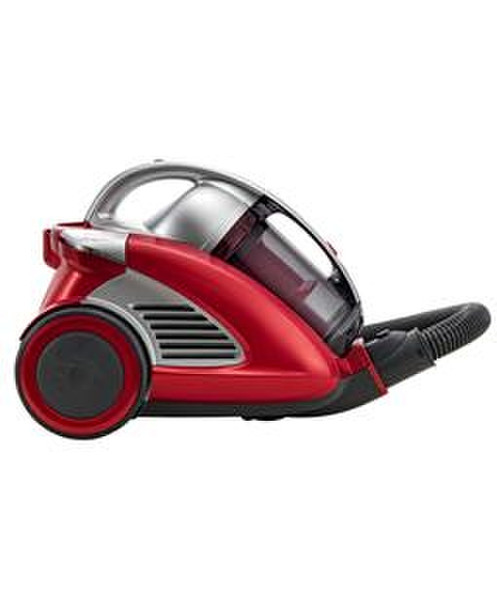 Hoover TCU 1410 Цилиндрический пылесос 1.5л 1400Вт Красный, Cеребряный