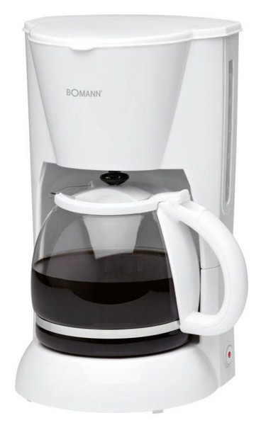 Bomann KA 183 CB Drip coffee maker 1.5L 14cups White