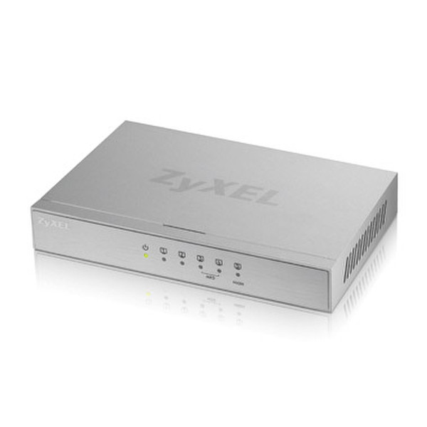 ZyXEL GS-105B v2 Неуправляемый Gigabit Ethernet (10/100/1000) Серый