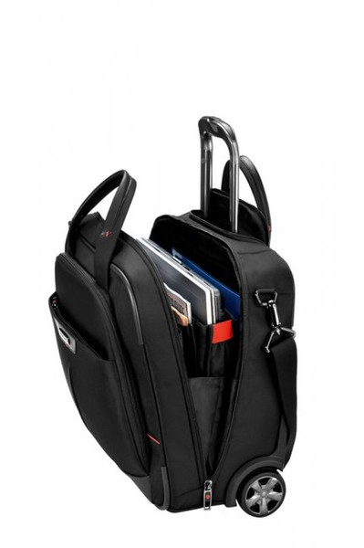 Samsonite Pro-DLX 3 Travel bag 24L Leather,Nylon Black