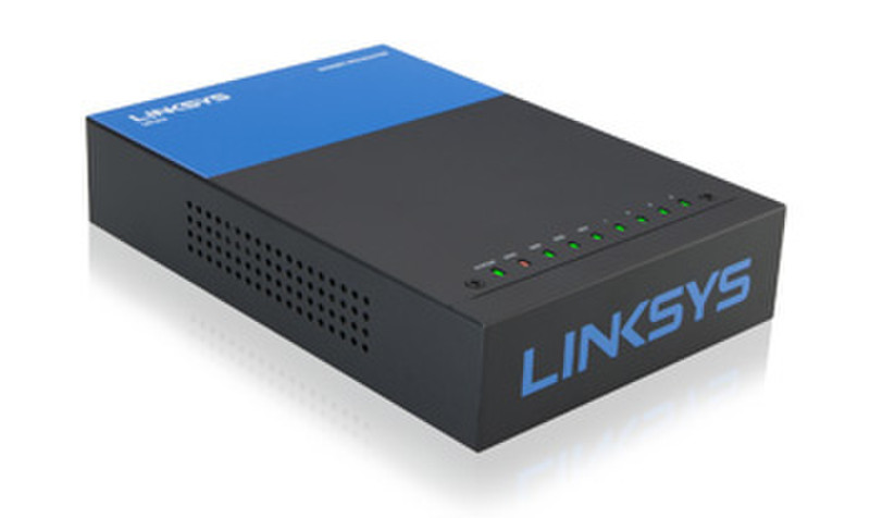 Linksys LRT214 Подключение Ethernet Черный проводной маршрутизатор
