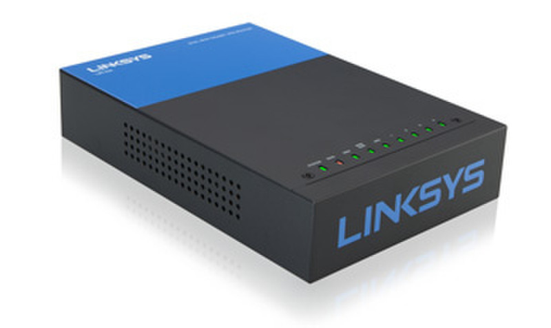 Linksys LRT224 Подключение Ethernet Черный, Синий проводной маршрутизатор