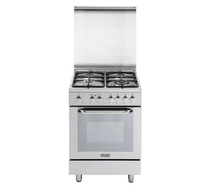 DeLonghi DEMX 664 Freestanding Gas hob A Silver