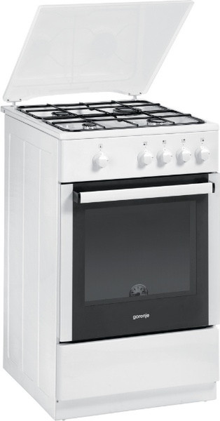 Gorenje G51101AW Freistehend Gas hob Weiß