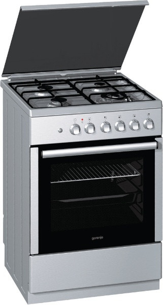 Gorenje K67120AX Freistehend Gas hob A++ Silber