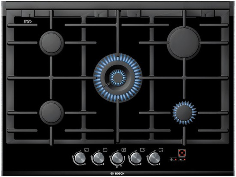 Bosch PRR726F70E Встроенный Gas hob Черный плита