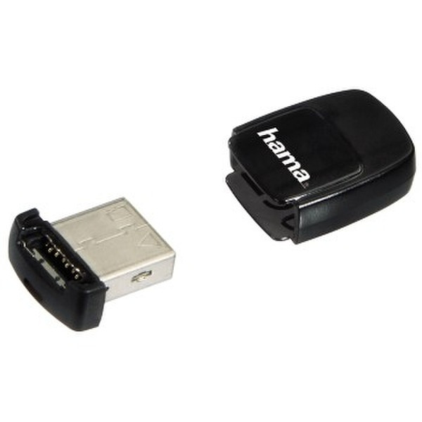 Hama 2in1 microSD/microSDHC Card Reader Schwarz Kartenleser