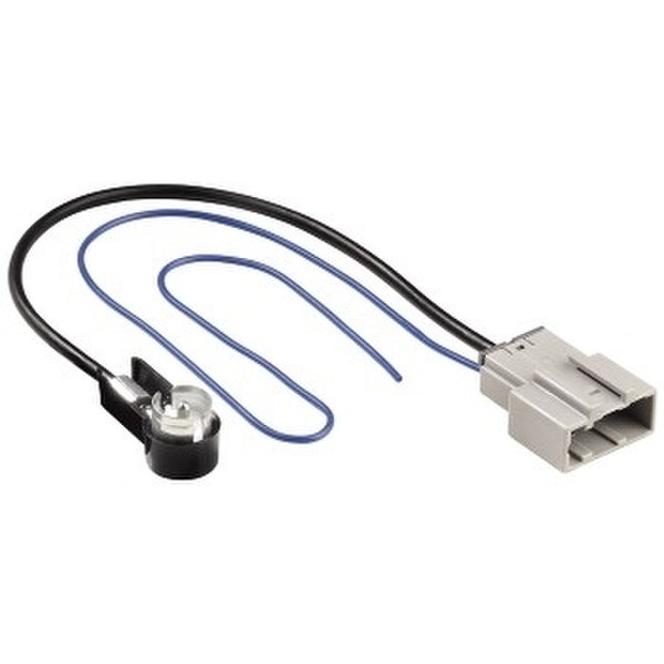 Hama Antenna Adapter for Nissan, GT13 socket to ISO plug Черный кабельный разъем/переходник
