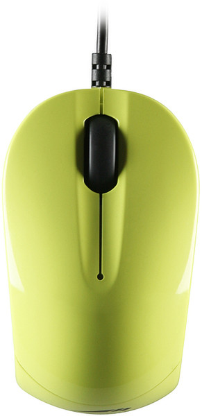 SPEEDLINK Minnit 3-Button Micro Mouse, lime USB Оптический 1000dpi Желтый компьютерная мышь
