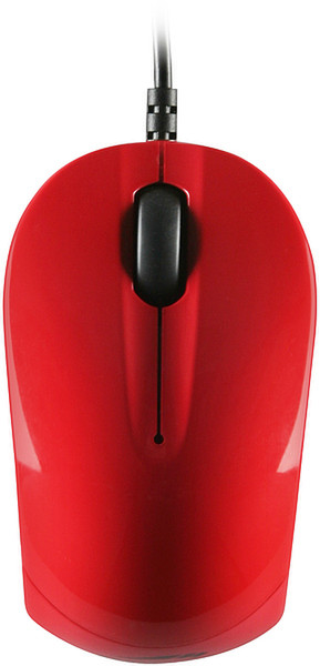 SPEEDLINK Minnit 3-Button Micro Mouse, red USB Оптический 1000dpi Красный компьютерная мышь