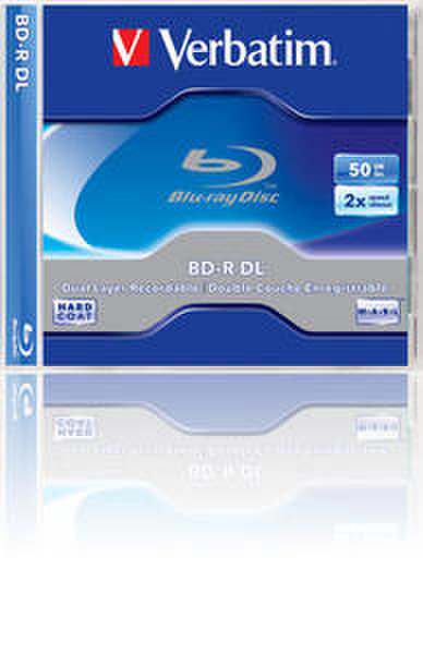 Verbatim BD-R DL 50GB 2x 5 Pack Jewel Case 50ГБ BD-R 1шт