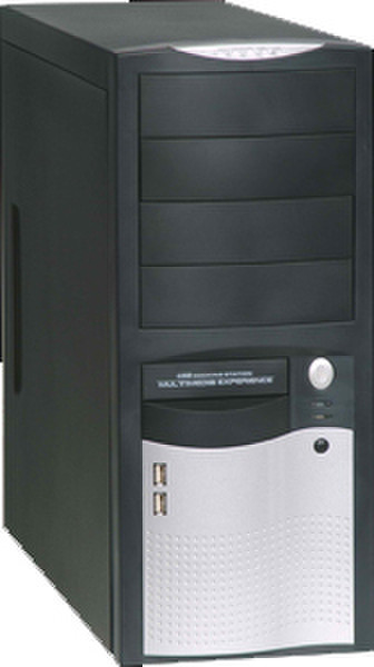 Eurocase ML 5410 CAROHO 350S3 Midi-Tower 350W Black,Silver computer case