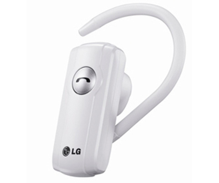 LG HBM-220 Монофонический Bluetooth Белый гарнитура мобильного устройства