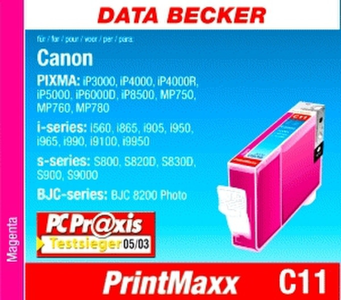 Data Becker C11 (magenta) Маджента струйный картридж