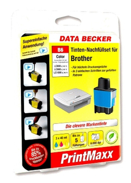 Data Becker B6 Refillkit für Brotherpatronen Color