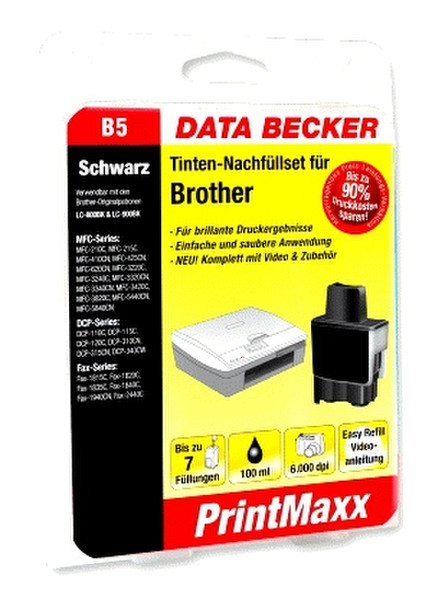 Data Becker B5 Refillkit für Brother Schwarz