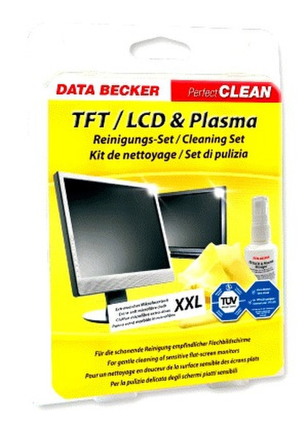 Data Becker TFT/LCD & Plasma Reinigungs-Set LCD / TFT / Plasma Equipment cleansing wet cloths