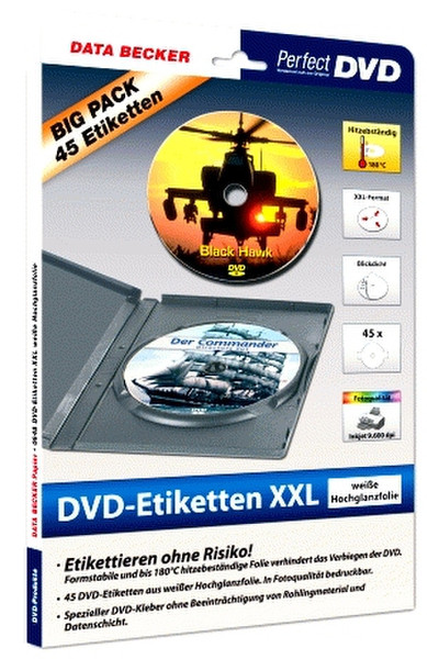 Data Becker DVD-LABEL XXL 3on1