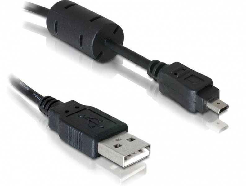 DeLOCK USB Kodak Cable 1m Black camera cable