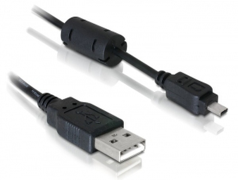 DeLOCK 8-Pin USB 1.83м USB A Черный кабель USB