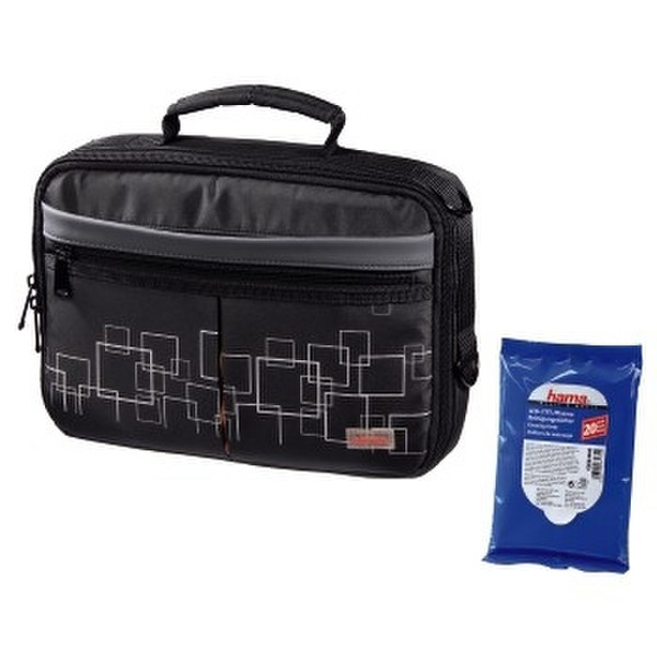 Hama Automotive DVD Player Bag + Flachpack Cleaning Cloths Nylon Black