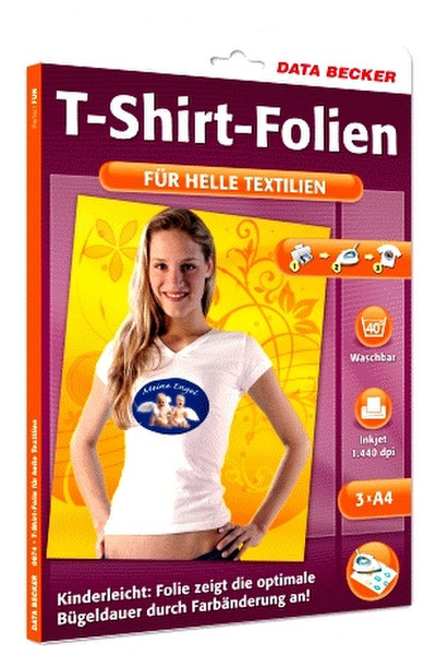 Data Becker T-Shirt-Folien für helle Textilien T-Shirt Transfer-Folie