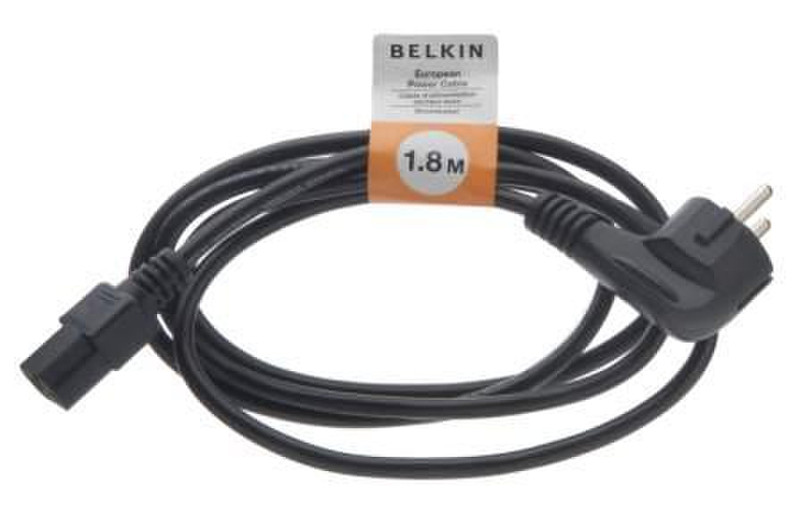 Belkin F3A225R1.8M 1.8m Schwarz Stromkabel