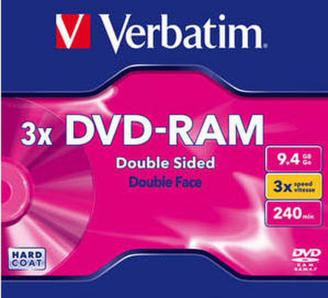 Verbatim DVD-RAM 3x DS 9.4GB DVD-RAM 1pc(s)