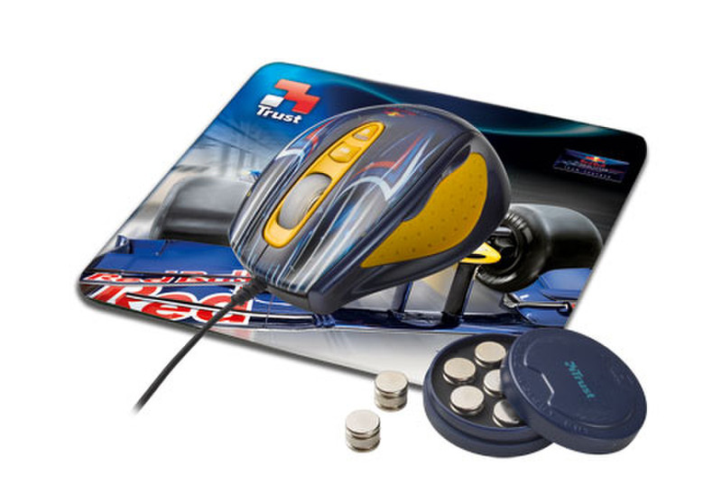 Trust Red Bull Racing Xtreme Mouse USB Laser 3200DPI Maus