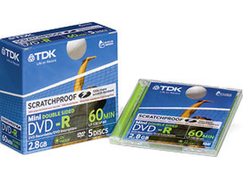 TDK DVD-R 2.8GB DVD-R 5Stück(e)