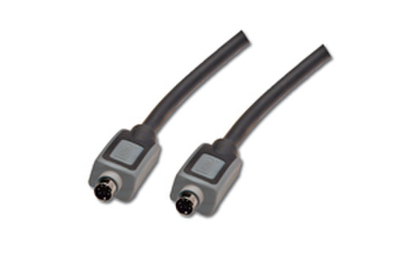 Digitus PS/2 connection cable, MiniDIN 6 5m Black PS/2 cable