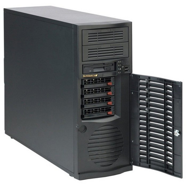 Supermicro CSE-733TQ-665B Midi-Tower 665W Black computer case