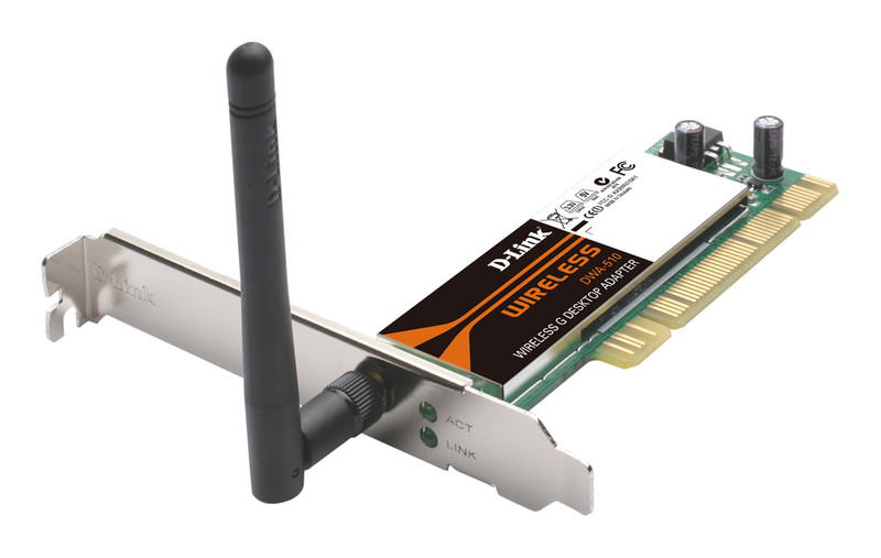 D-Link DWA-510 54Mbit/s networking card