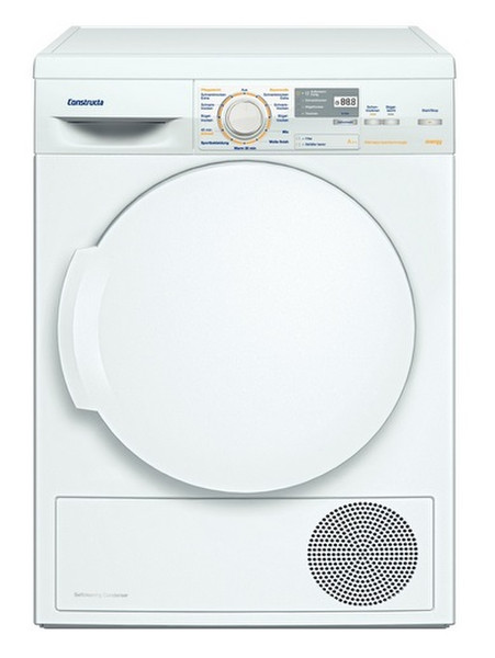 Constructa CWK4W361 freestanding Front-load 7kg A++ White tumble dryer