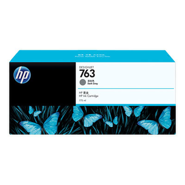 HP 763 775-ml Dark Gray Designjet Ink Cartridge печатающая головка